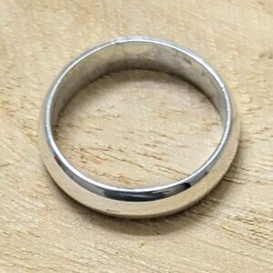 🆕.925 STERLING SILVER BAND RING - MEN